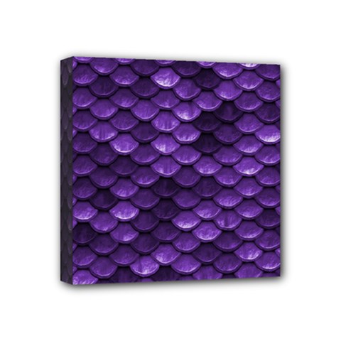 Purple Scales! Mini Canvas 4  X 4  (stretched) by fructosebat