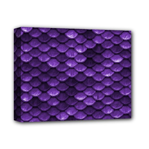 Purple Scales! Deluxe Canvas 14  X 11  (stretched) by fructosebat