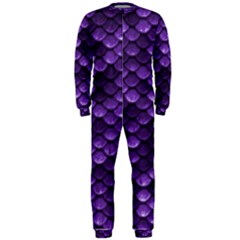 Purple Scales! Onepiece Jumpsuit (men) by fructosebat