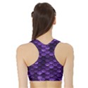 Purple Scales! Sports Bra with Border View2