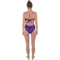 Purple Scales! Tie Back One Piece Swimsuit View2