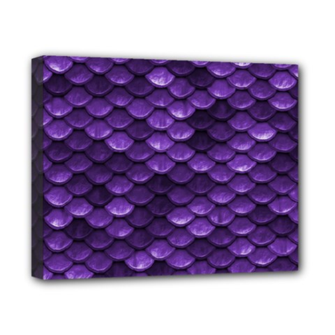 Purple Scales! Canvas 10  X 8  (stretched) by fructosebat