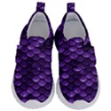 Purple Scales! Kids  Velcro No Lace Shoes View1