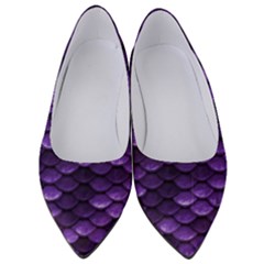 Purple Scales! Women s Low Heels by fructosebat