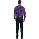 Purple Scales! Men s Long Sleeve Pocket Shirt  View2