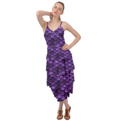 Purple Scales! Layered Bottom Dress by fructosebat