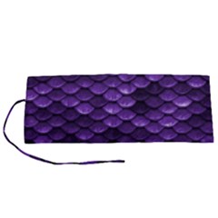 Purple Scales! Roll Up Canvas Pencil Holder (s) by fructosebat