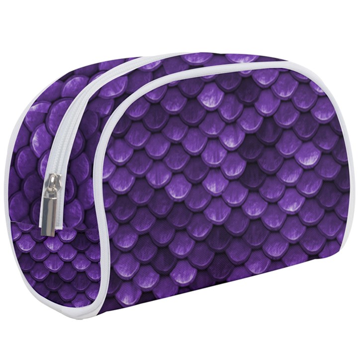 Purple Scales! Make Up Case (Large)