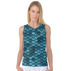 Teal Scales! Women s Basketball Tank Top by fructosebat