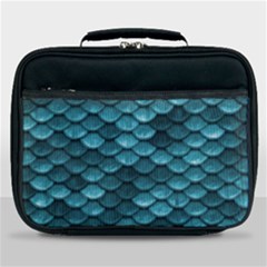 Teal Scales! Lunch Bag by fructosebat