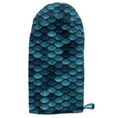 Teal Scales! Microwave Oven Glove by fructosebat