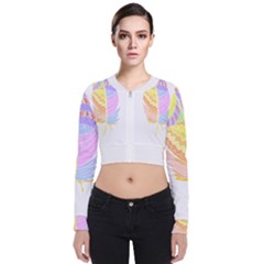 Feathers Design T- Shirtfeathers T- Shirt (3) Long Sleeve Zip Up Bomber Jacket by maxcute