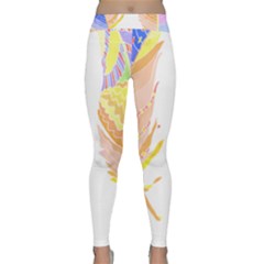 Feathers Design T- Shirtfeathers T- Shirt (4) Classic Yoga Leggings by maxcute