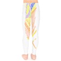 Feathers Design T- Shirtfeathers T- Shirt (4) Kids  Leggings View2