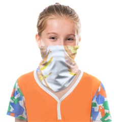 Feathers Design T- Shirtfeathers T- Shirt (4) Face Covering Bandana (kids)