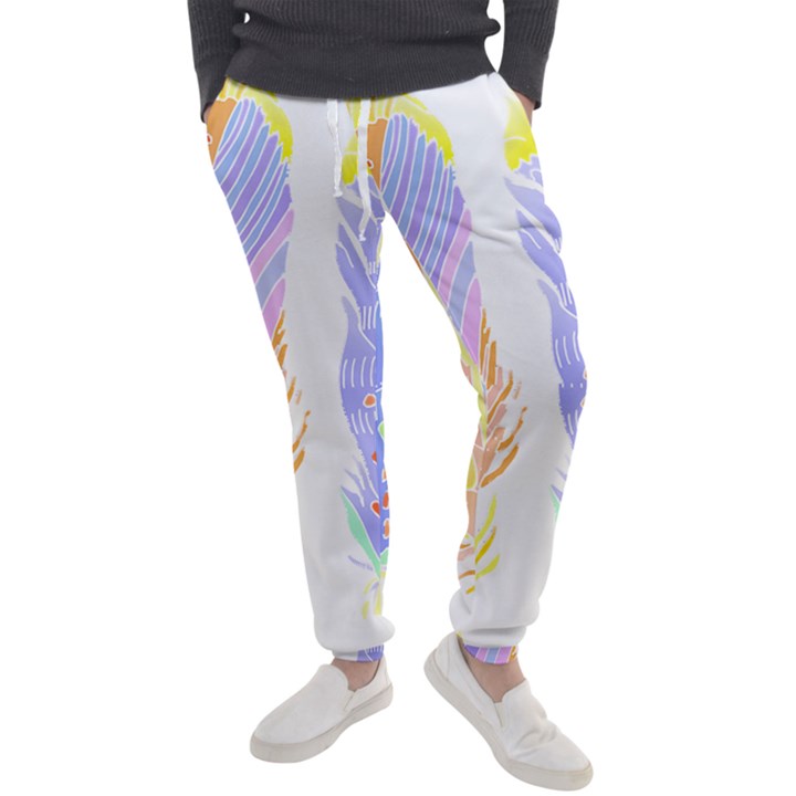 Feathers Design T- Shirtfeathers T- Shirt Men s Jogger Sweatpants