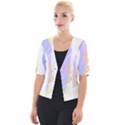 Feathers Design T- Shirtfeathers T- Shirt Cropped Button Cardigan View1