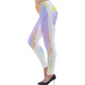 Feathers Design T- Shirtfeathers T- Shirt Lightweight Velour Leggings View3