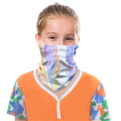 Feathers Design T- Shirtfeathers T- Shirt Face Covering Bandana (kids) by maxcute