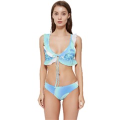 Fibonacci Spiral T- Shirt Fibonacci Spiral T- Shirt Low Cut Ruffle Edge Bikini Set