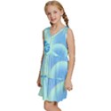 Fibonacci Spiral T- Shirt Fibonacci Spiral T- Shirt Kids  Sleeveless Tiered Mini Dress View2