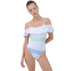 Fishing Gift T- Shirtfish T- Shirt (1) Frill Detail One Piece Swimsuit by maxcute