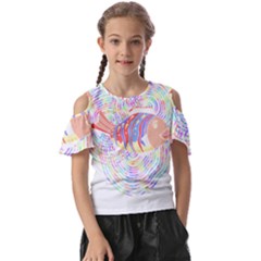 Fishing Gift T- Shirtfish T- Shirt (2) Kids  Butterfly Cutout Tee by maxcute