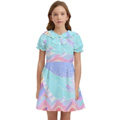 Fishing Is My Life T- Shirtfish T- Shirt (2) Kids  Bow Tie Puff Sleeve Dress by maxcute