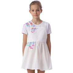 Fishing Is My Life T- Shirtfish T- Shirt Kids  Short Sleeve Pinafore Style Dress by maxcute