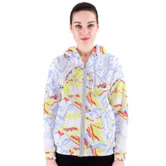 Fishing Lover T- Shirtfish T- Shirt (1) Women s Zipper Hoodie by maxcute