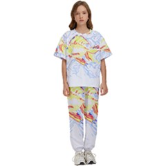 Fishing Lover T- Shirtfish T- Shirt (1) Kids  Tee And Pants Sports Set