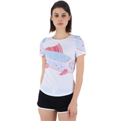 Fishing Lover T- Shirtfish T- Shirt (2) Back Cut Out Sport Tee by maxcute