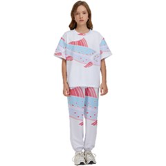 Fishing Lover T- Shirtfish T- Shirt (2) Kids  Tee And Pants Sports Set by maxcute