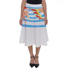 Fishing Lover T- Shirtfish T- Shirt (3) Perfect Length Midi Skirt by maxcute