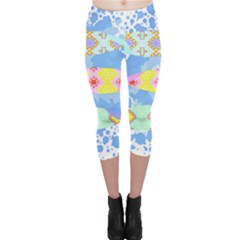 Fishing Lover T- Shirtfish T- Shirt (4) Capri Leggings  by maxcute