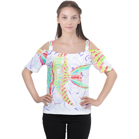 Fishing Lover T- Shirtfish T- Shirt (5) Cutout Shoulder Tee by maxcute