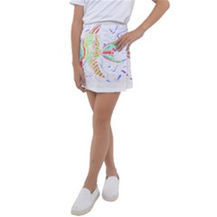 Fishing Lover T- Shirtfish T- Shirt (5) Kids  Tennis Skirt by maxcute