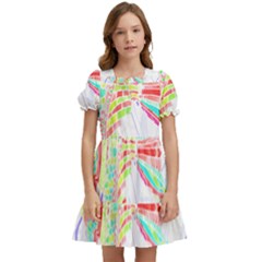 Fishing Lover T- Shirtfish T- Shirt (5) Kids  Puff Sleeved Dress by maxcute