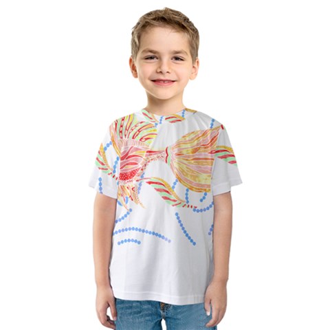 Fishing Lover T- Shirtfish T- Shirt (7) Kids  Sport Mesh Tee by maxcute