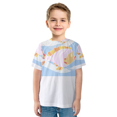 Fishing Lover T- Shirtfish T- Shirt (8) Kids  Sport Mesh Tee by maxcute