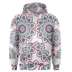 Floral Mandala T- Shirt Colorful Lotus Flower Mandala Art Pattern Men s Core Hoodie by maxcute