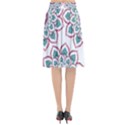 Floral Mandala T- Shirt Colorful Lotus Flower Mandala Art Pattern Flared Midi Skirt View2