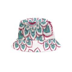 Floral Mandala T- Shirt Colorful Lotus Flower Mandala Art Pattern Bucket Hat (kids) by maxcute