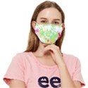 Floral Pattern T- Shirt Floral T- Shirt Fitted Cloth Face Mask (Adult) View1