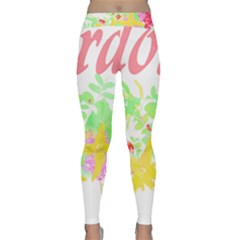 Floral T- Shirt Floral 4 Classic Yoga Leggings by maxcute