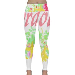 Floral T- Shirt Floral 4 Lightweight Velour Classic Yoga Leggings by maxcute