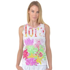 Floral T- Shirt Floral T- Shirt Women s Basketball Tank Top by maxcute