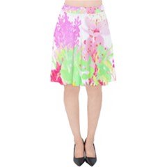 Floral T- Shirt Floral T- Shirt Velvet High Waist Skirt by maxcute