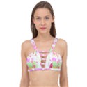 Floral T- Shirt Floral T- Shirt Cage Up Bikini Top View1