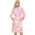 Flower Bouquet T- Shirt Tissue Paper Flower Bouquet T- Shirt Long Sleeve Velour Robe View1